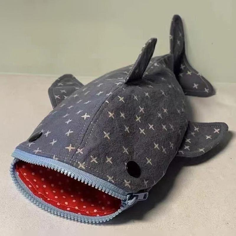 

Креативный Кавайный Пенал Звезда Акула Мультяшный Забавный Акулий Рот Молния Сумочка для Карандашей Милая Акула Сумка для Хранения Канцелярских Товаров Подарки 1pc