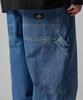 Dickies Loose Fit Carpenter Utility Denim Pants Medium Blue