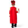 Red King of Spades Halloween Costume - Kids' Fairy Tale Role-Play Outfit
