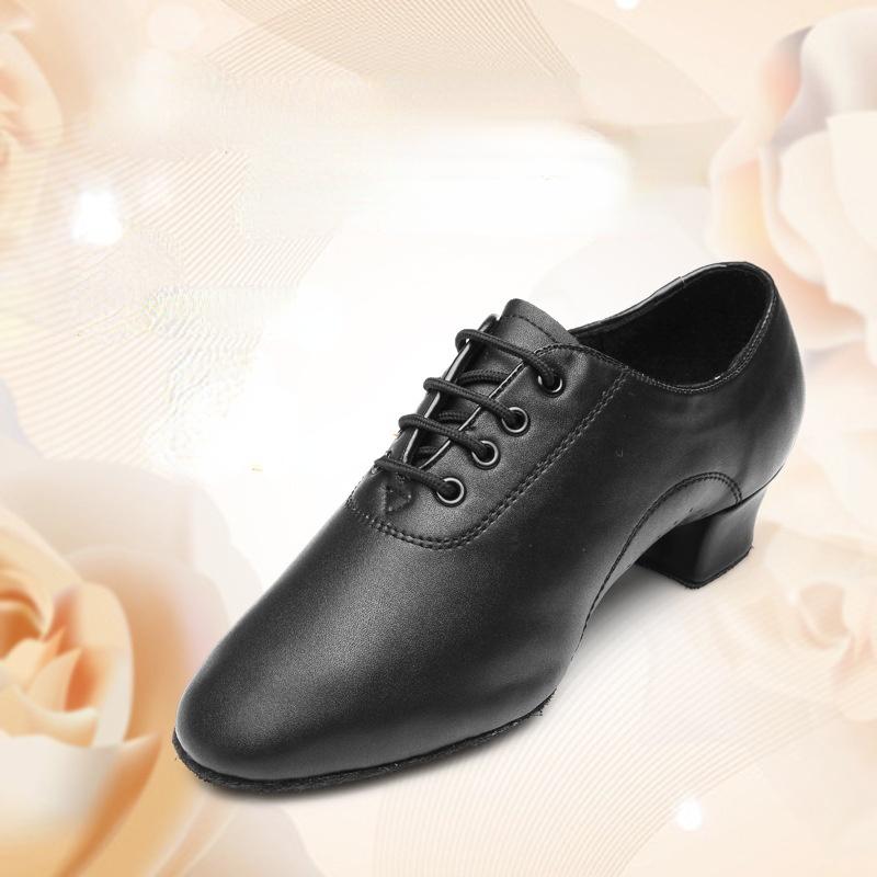 Brand New Latin Dance Shoes Modern Men's Ballroom Tango Children Man Dance Shoes Black Color Teacher Shoes