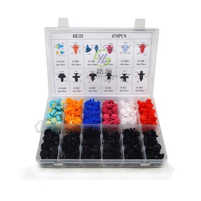 470 pièces de Boucles en Nylon Mixtes pour Voitures Lexus (12 types) HE32