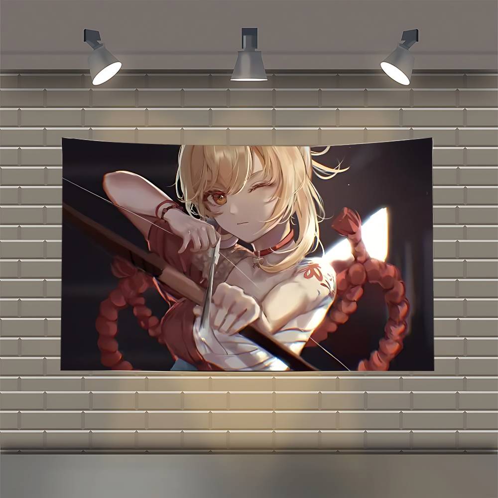 Yoimiya Genshin Impact Anime Girl Flag Flags Personalized Items Flags For Bedrooms Home Tapestry