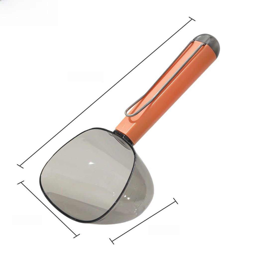 

Abs Pet Food Dispensing Spoon With Hanging Design For Pet Owners помаранчевий