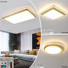 Gold Rectangular Ceiling Lamp Set for Living and Bedrooms