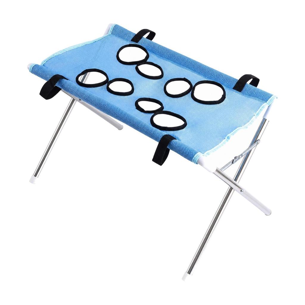 Bathing Restraint Stand Foldable Quick Draining Grooming Station for Pet Owners