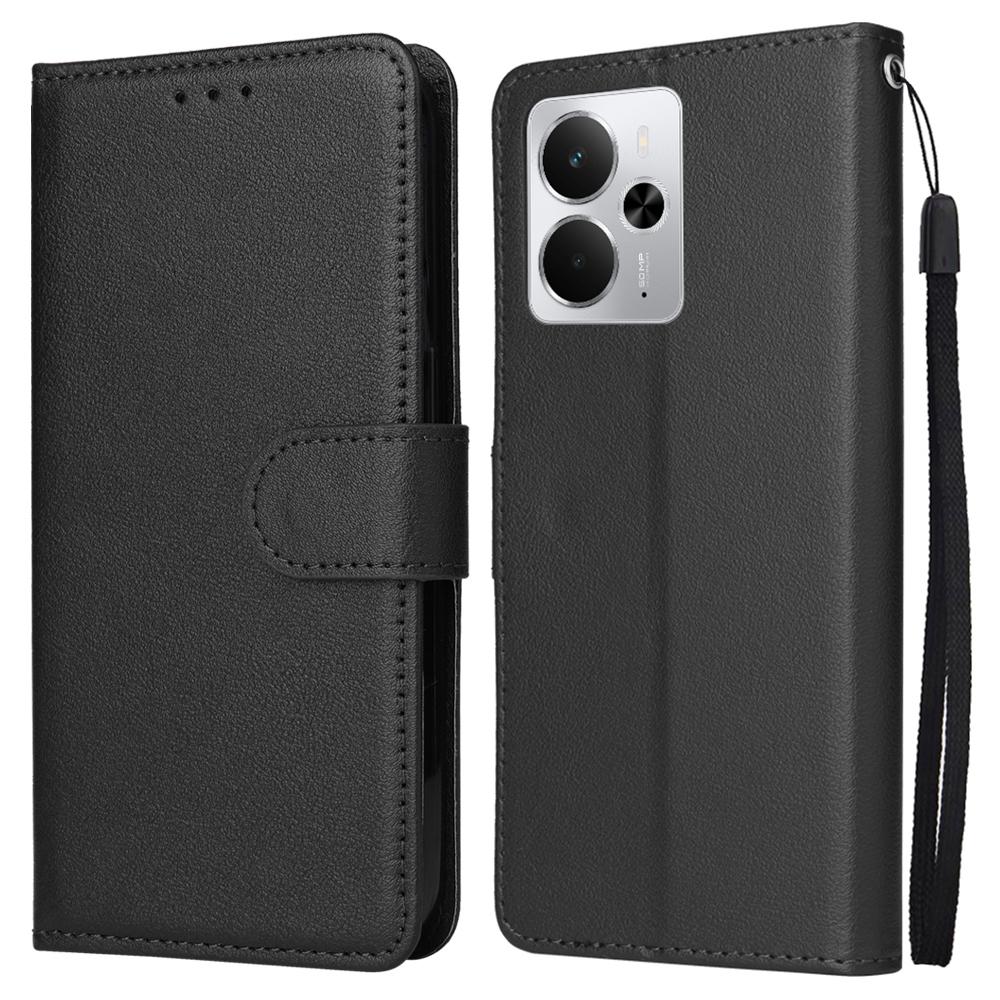 Phone Case For Realme 14 5G/Neo7x 5G/P3 5G/14T 5G ,Wallet Stand View PU Leather Cover with Wrist Strap