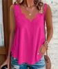 1116 spring and summer new fashion summer large size casual solid color scallop edge V-neck