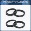 INFINAUTO Hub Centric Ring 60.1mm ID 73.1mm OD Car Wheel Hub Ring ABS Plastic Black 4pcs