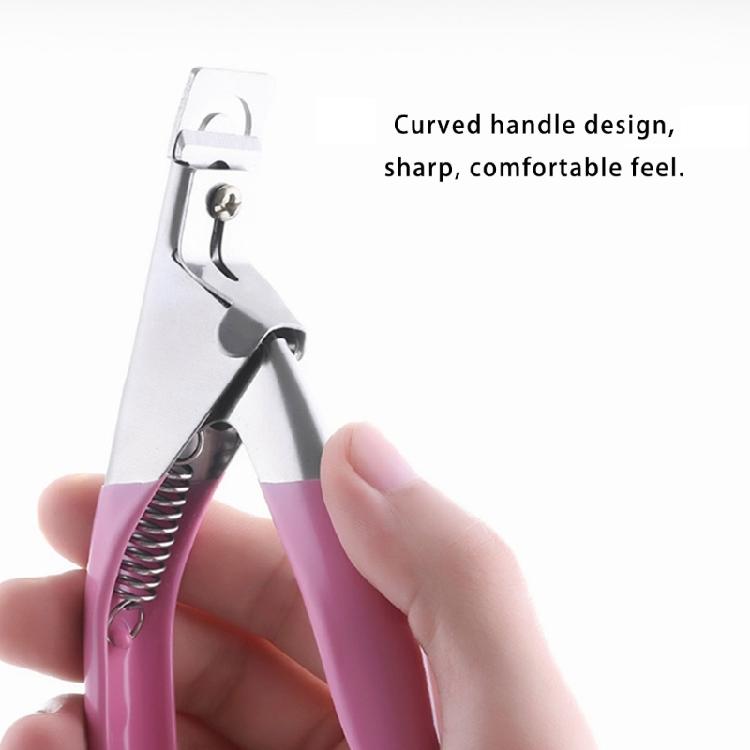 Professional Nail Art Clippers Special Type U False Tips Edge Cutter Manicure Adjustable Stainless Steel Nail Art Tool