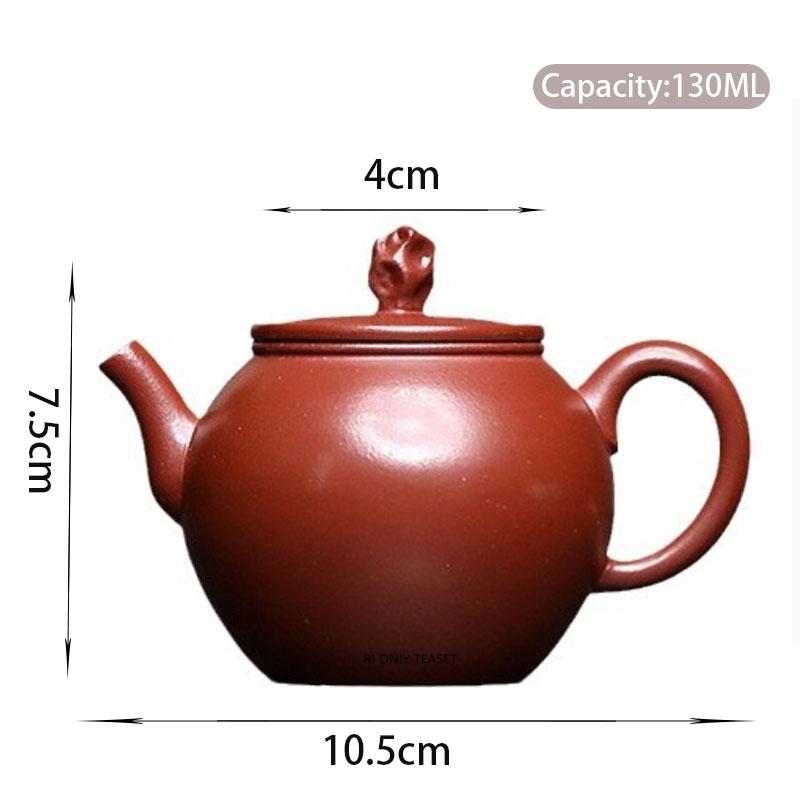 

130ml Chinese Yixing Purple Clay Teapots Tradition Handmade Bamboo Leaf Bird Tea Pot Beauty Kettle Raw Ore Zisha Tea Set