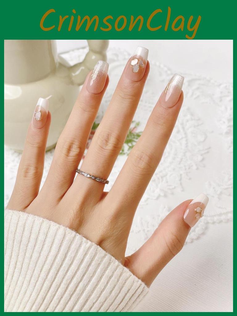 Fashionable Seashell Nail Stickers Wholesale High-quality Wearable French Style