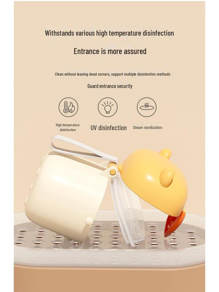 Portable Baby Snack & Milk Powder Box with Separate Layers for Outdoor Use