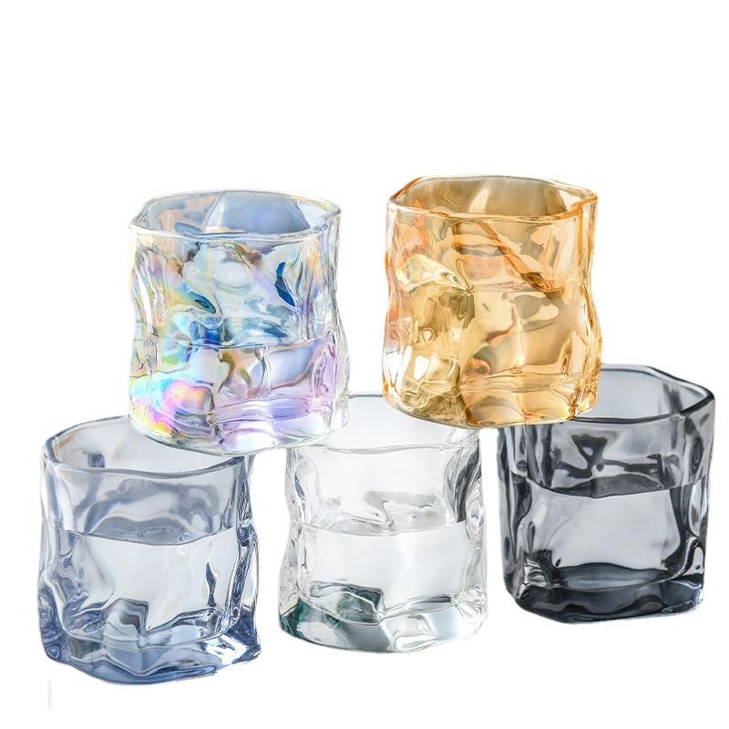 Japanisches Verdrilltes Whiskyglas Kreatives Bar Shochu Glas 150ml Bierglas Haushalts Wasserglas Exquisites Geschenk