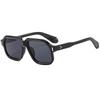  Oversized Women Sunglasses Vintage Gradient Black Blue Mirror Shades UV400 Men Fashion Sun Glasses
