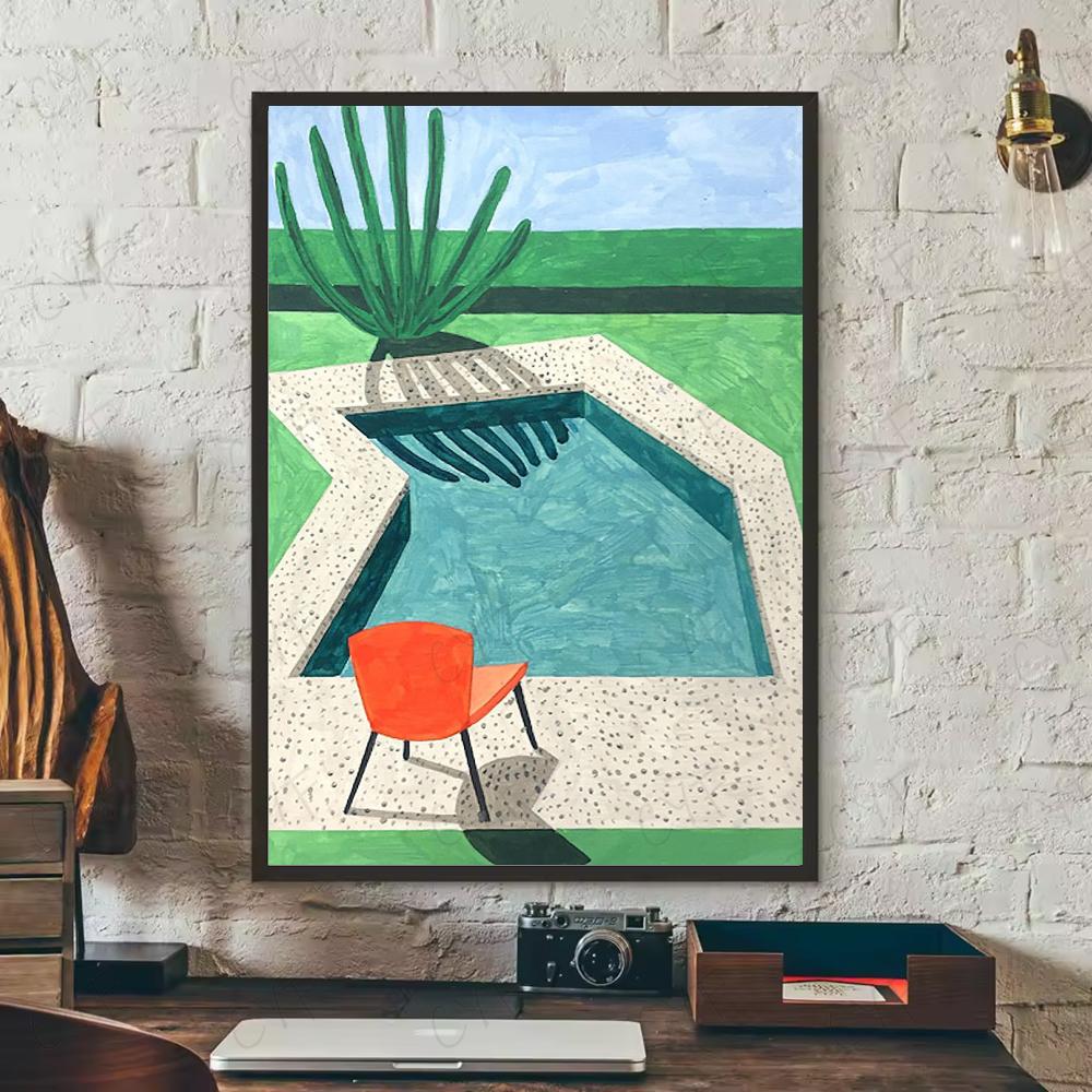 

Дэвид Хокни Художественные принты Постер HD искусство липкая стена водонепроницаемый дом гостиная спальня бар эстетическое украшение 21cm×30cm NoFrame