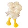 Hair Tie with Sufficient Elasticity Dot Print Lace Splicing Hair Flower Butt Design Hair Tope Buns Ponytails Half-Tied Hair Scrunchie