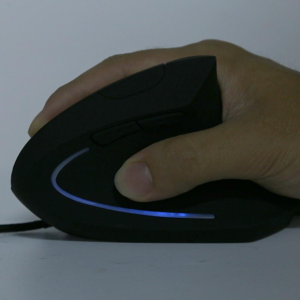Colorful USB Wired Vertical Mouse Adjustable DPI Wired Mouse Vertical Mouse  Computer Laptop
