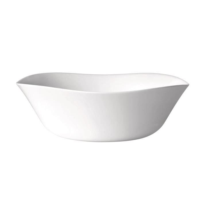 Saladier Bormioli Rocco Parma Blanc Verre (24 Cm) (12 Unités)