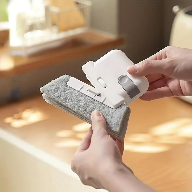 1Pcs Window Groove Cleaning Cloth Brush Slot Hand-held Door Gap Keyboard Kitchen Floor Gap Household Cleaning Tools