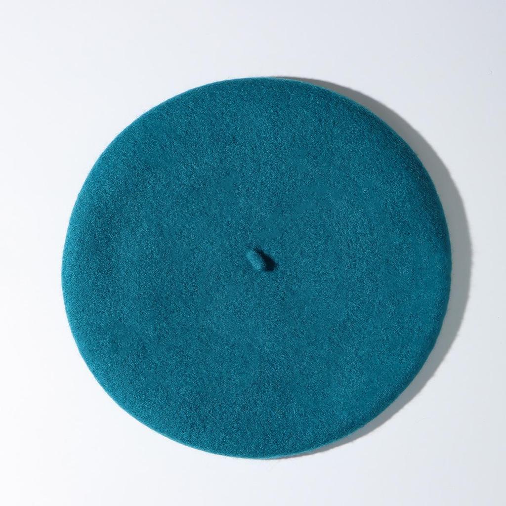 High-Quality Wool Felt Women's Beret – Versatile for Outings & Photos, In Stock