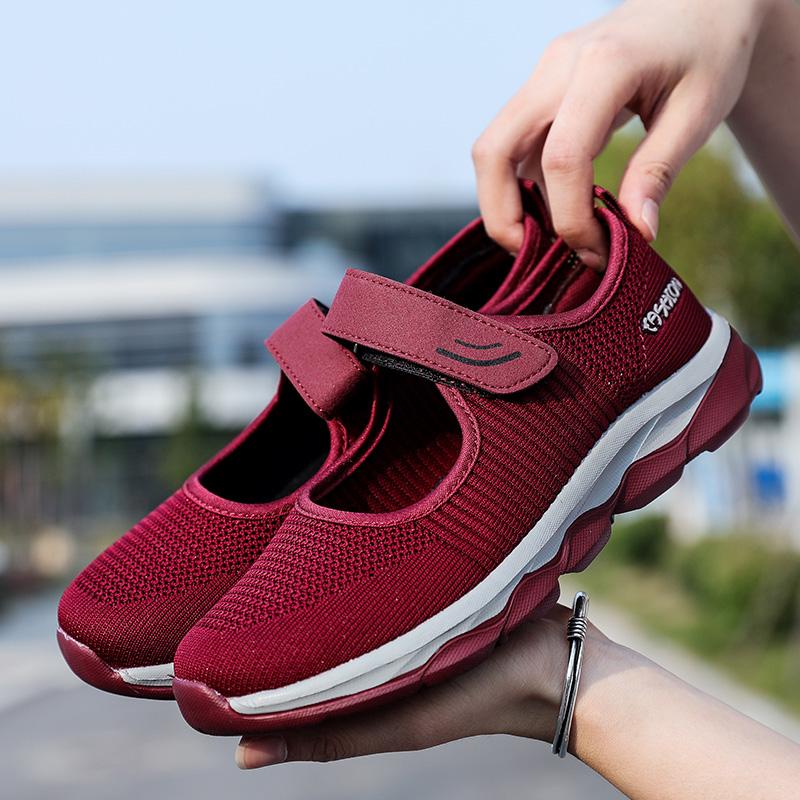 Fashion Summer Fashion Women's Flat Shoes Women's Breathable Mesh Casual Sports Shoes Women's Boat Shoes Hollowed Out Casual Shoes
