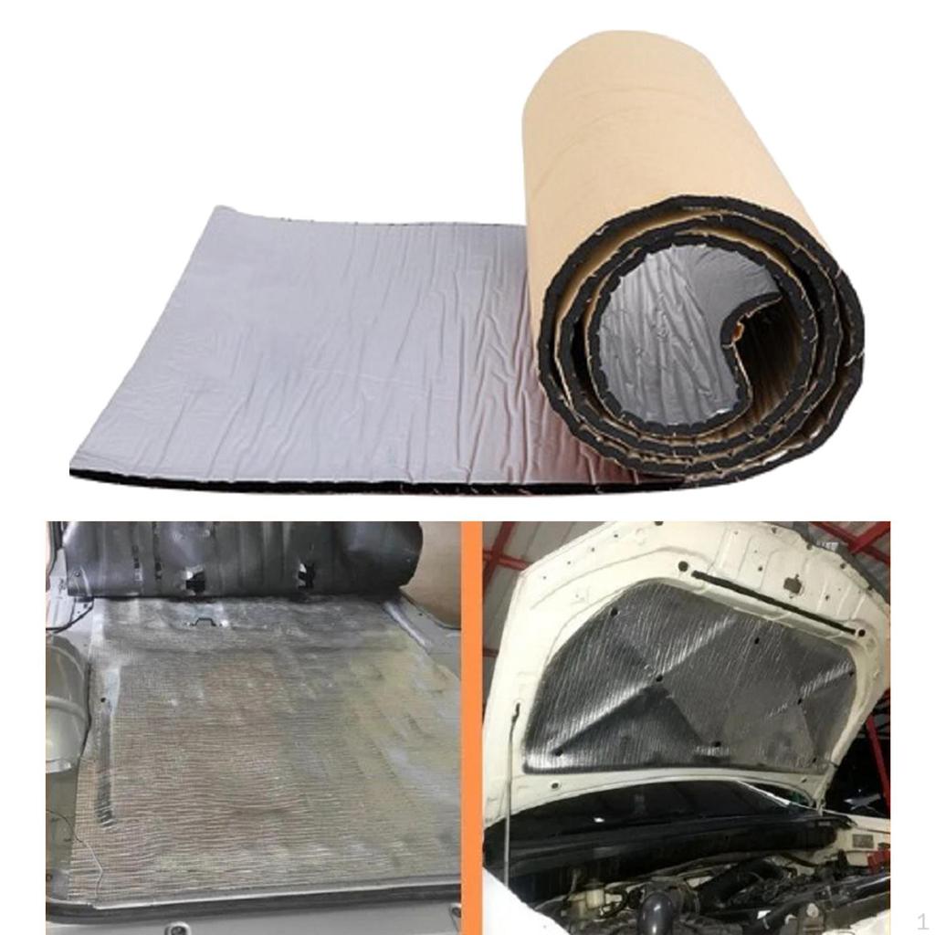 Automotive Sound Deadener, Heat Shield Insulation Mat,Self Stickers Car Deadening Mat for