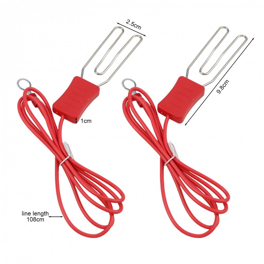 1m Wire Length Electric Fence Connectors Anti-corrosion Hook