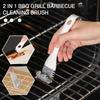 4Pcs Reliable BBQ Grill Brush Set V-shaped Exhaust Fan Stove Cleaner Kitchen Cleaning Brush  Sink