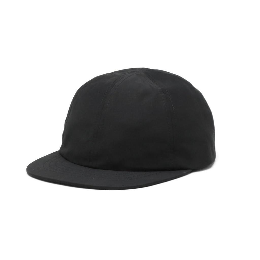 Snow Peak Light Mountain Cloth Cap, size 2, BLACK, AC-25SU017, perfect for camping, outdoor activities, and festivals.