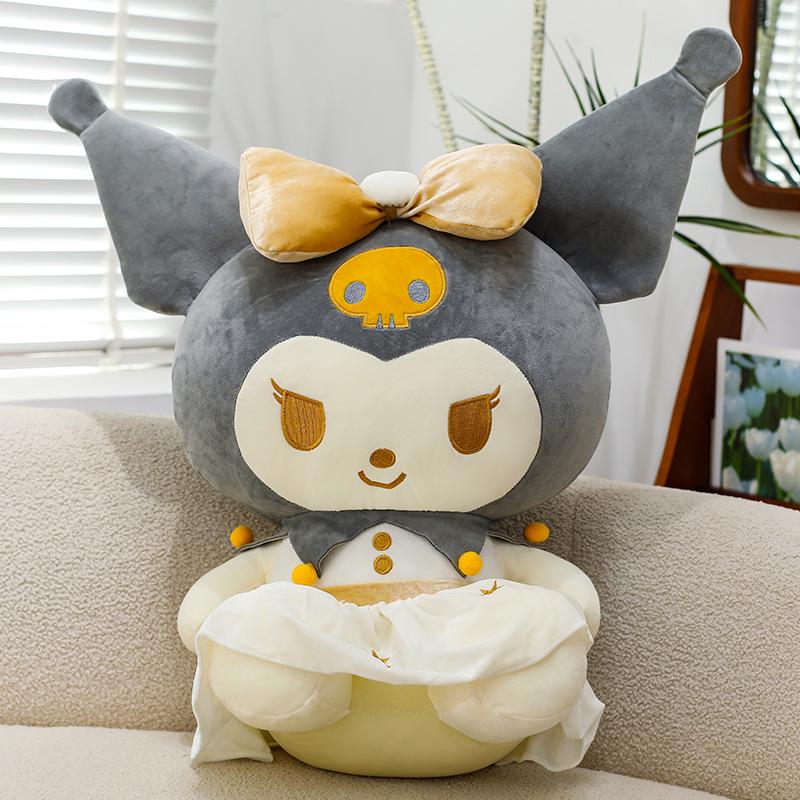 Набор мягких игрушек Hello Kitty и Kuromi с позолотой: Милые Мультяшные Куклы 30cm 0.4kg