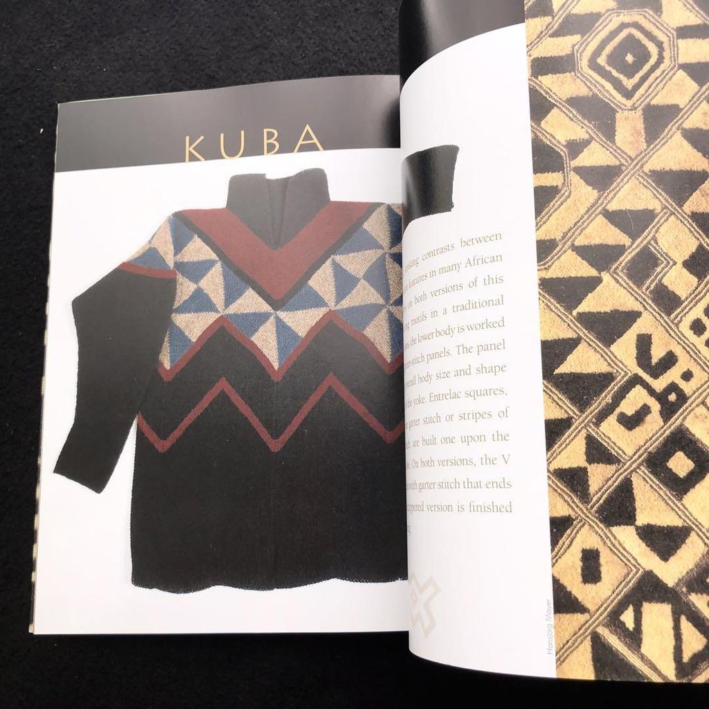 [USED] African motif knitting pattern collection Knitting Out of Africa