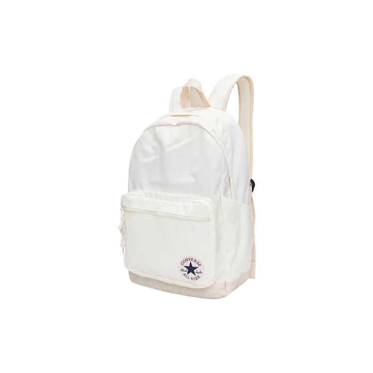 New Converse Polyester Backpack Unisex White 10020533-A06