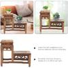 Angoily Vintage Display Stand Wood Stand for Crafts Figurine Display Base Tabletop Wood Base Vase Display Stand Flower Vase Base Buddha Statue Stand