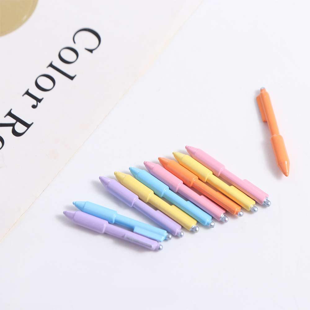 10pcs Simulation Dollhouse Miniature Ballpoint Pen Doll House Miniature Things  Pretend Play Toys