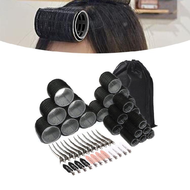 6 Stück Haarroller-Sets Lockenwickler-Set mit großem Haarclip Haarstyling-Zubehör für mühelos hitzelose Lockenfrisur