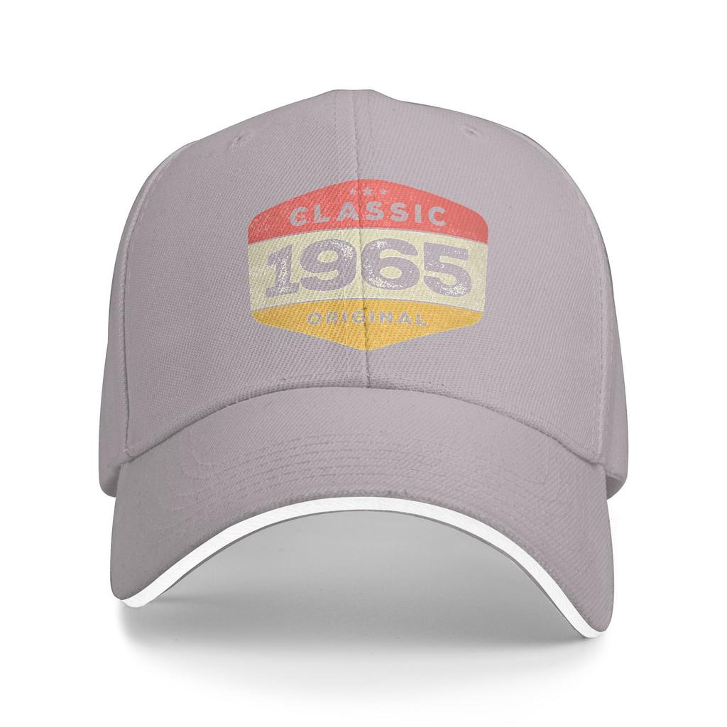 Spring Classic 1965 Original 60th Birthday Gifts Baseball Cap Outdoor Sport y2k Retro Print Sun Hip Hop Hats Male Baseball Caps