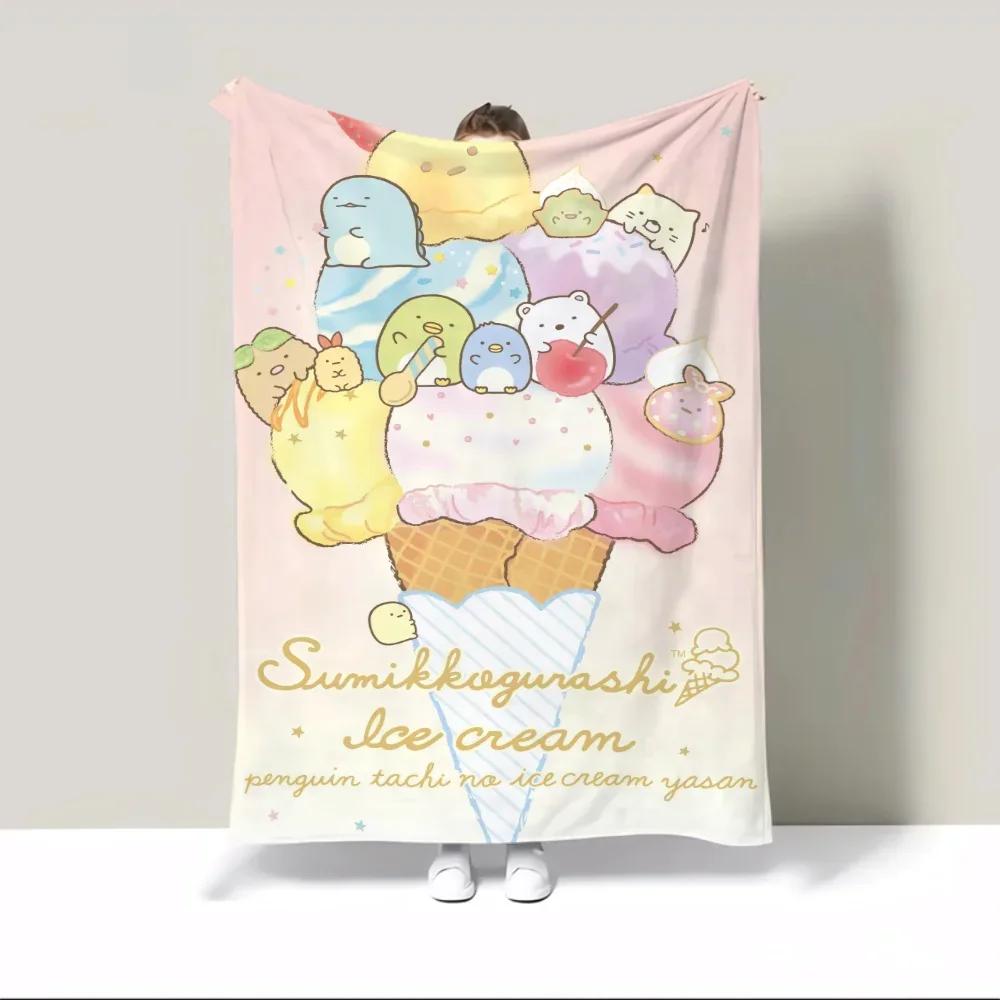 Knee Blanket Sofa Winter Sumikko Gurashi Bed Blankets King Size Fluffy Soft Blankets and Throws Throw Blanket Luxury Beach Towel