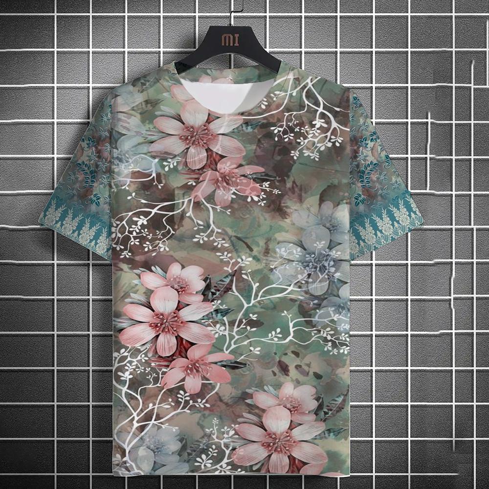 

Мужская футболка с 3D-принтом в виде античного бамбукового леса, футболка в стиле хип-хоп с короткими рукавами, мужская домашняя одежда, топ 6XL