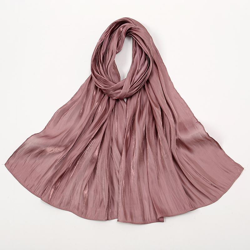 New Shimmer Silk Hijab Scarf For Women Muslim Shawl Abaya Silk Hijab Abaya Hijabs For Woman Jersey Head Wrap Scarf Islam Turban