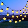 Solar Waterproof LED Heart & Star String Lights for Outdoor Camping & Tent Decoration