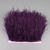 Ostrich Feathers Fringe 2M 55colors Selected Clothing Sewing Crafts Dress with Fluffy Feather Ribbon