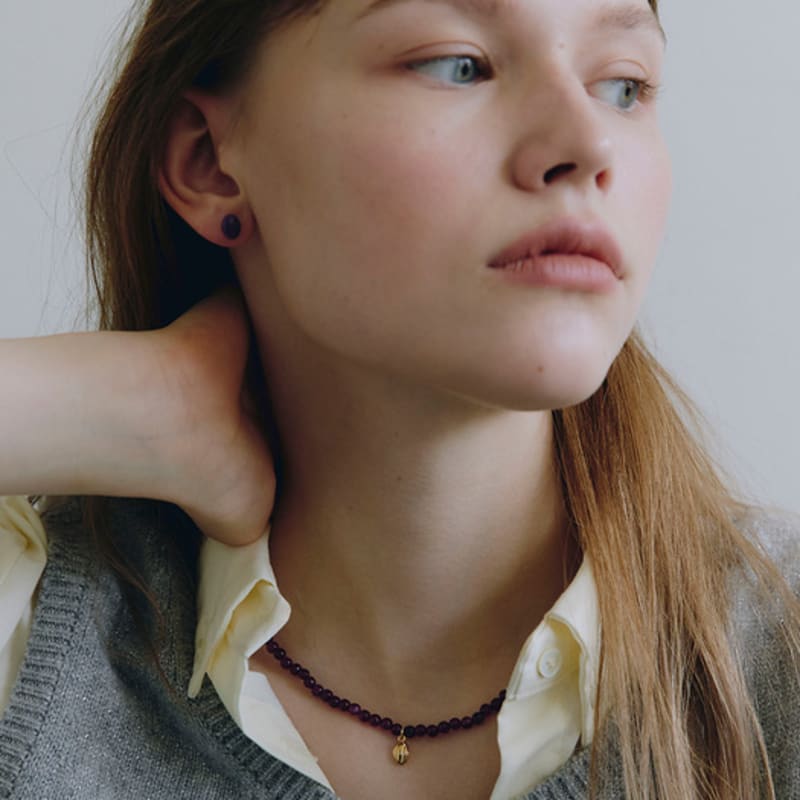 VINTAGE HOLLYWOOD Cozy Grape Necklace_VH2579NE002M