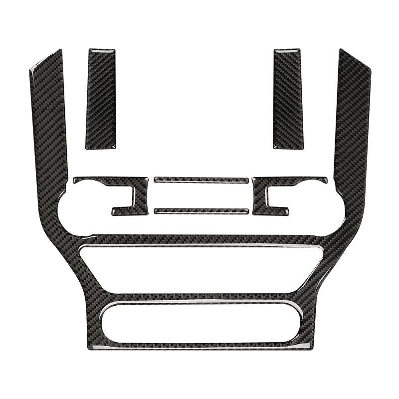 1 Set Central Console GPS Navigation CD Panel Cover Trim For Ford Mustang GT 2015-2023