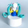 Latest 16CM Adorable Hatsune Miku Anime Figure Four Leaf Grass Series Action Figures Pretty Girls Figurine PVC Collection Model Toy Present