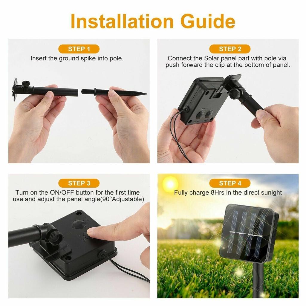 Led Bee String Simulation Light String 1.5-12m 8 Mode Outdoor Courtyard Garden Fence Party Christmas New Year Wedding Decoration