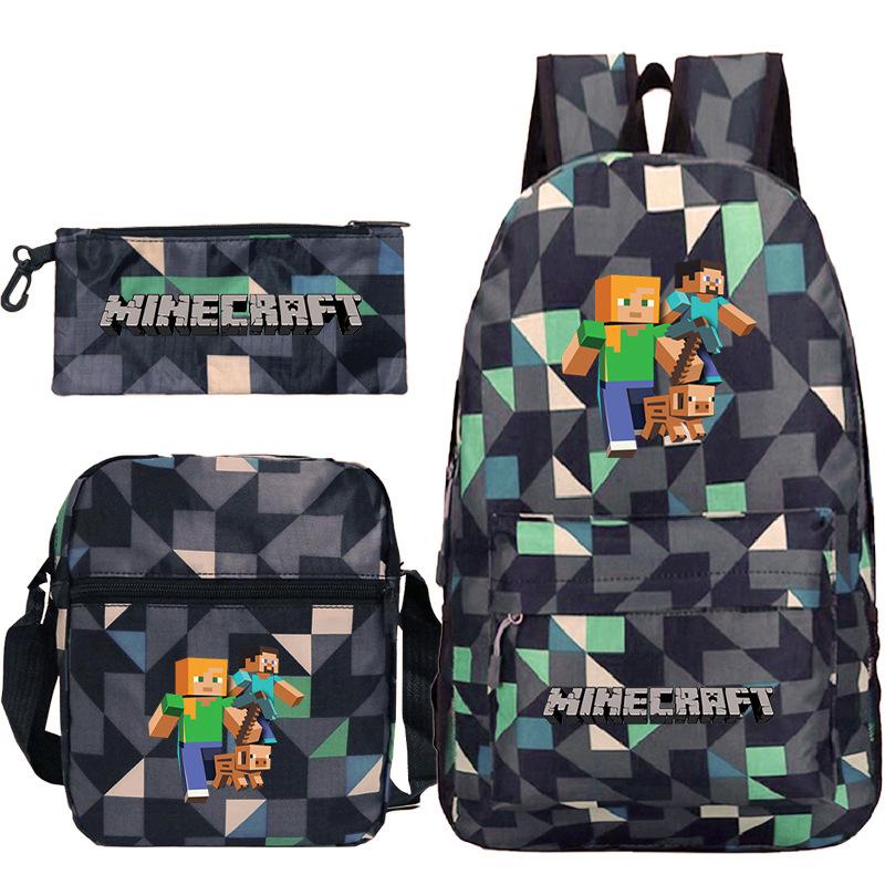 Primary And Secondary School Students Casual Schoolbag Game Merchandise Backpack Set