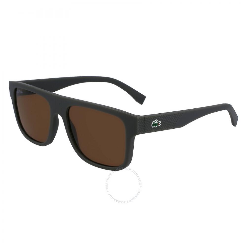 

Lacoste Brown Square Men s Sunglasses L6001S 275 56