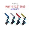 Home Button Fingerprint Scanner Touch ID Menu Return Sensor Flex Cable For iPad 10 10.9" 2022 A2696 A2757