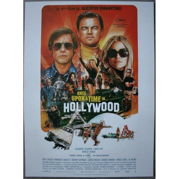 

ОДНОГО ЧАСУ В ГОЛІВУДІ Affiche Cinéma Originale Roulée Petit format 53x40cm Movie Poster TARANTINO