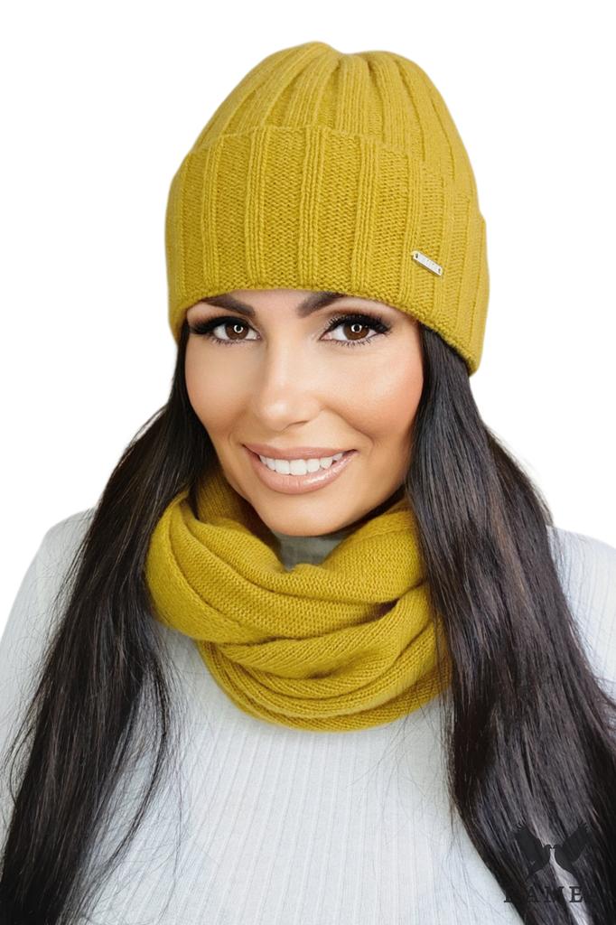 Tahira Women' Woolen Hat Lime Green